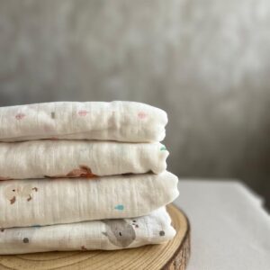 Muselinas de algodón y bambú